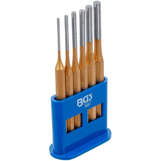 Mandrel punch / pin punch set 6-piece 54961 Mandrel punch / pin punch set 6-piece 54961