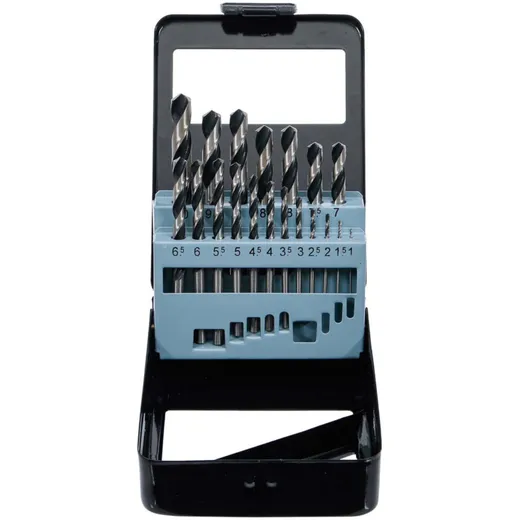 Twist drill set HSS 1-10mm 19-piece 54965
