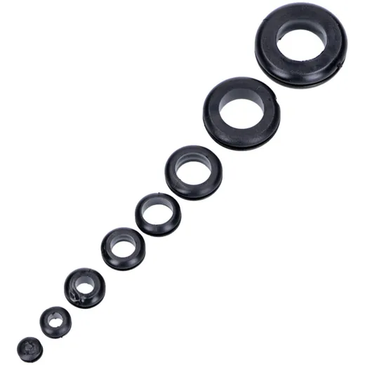 Gummi-Durchgangstüllen-Sortiment 180-teilig 54971_1