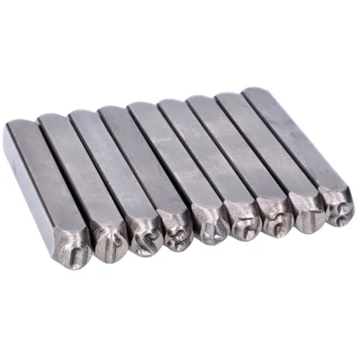 Schlagzahlen Satz 5mm DIN1451 9-teilig 55042_1