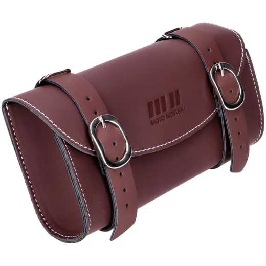 Tool bag, saddle bag Moto Nostra brown for Piaggio, Vespa Ciao, Si, Bravo, Boxer, Grillo 55153