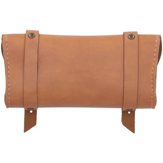 Tool bag, saddle bag Selle Monte Grappa made of brown leathe_1