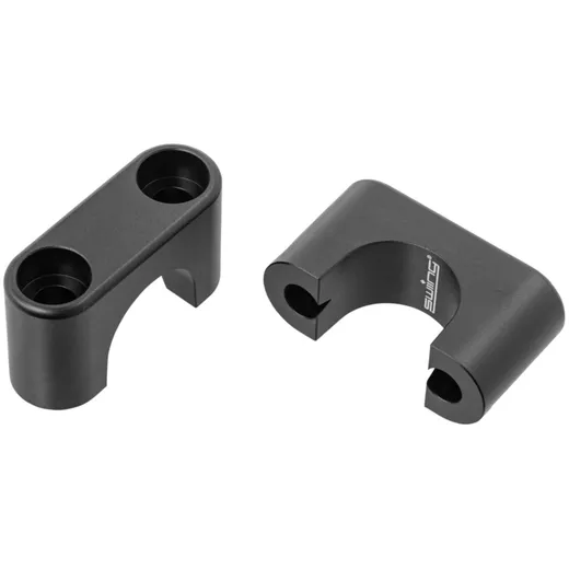 Clamping bridges set swiing aluminum black for Puch 55308