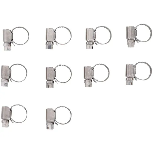 Schlauchschellen Satz rostfrei 10-16mm 10-teilig 55021_2