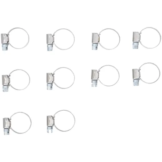 Schlauchschellen Satz rostfrei 16-25mm 10-teilig 55025_1