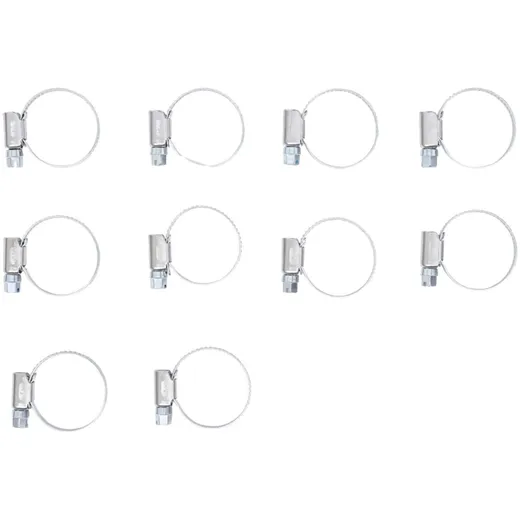 Schlauchschellen Satz rostfrei 22-32mm 10-teilig 55027_1