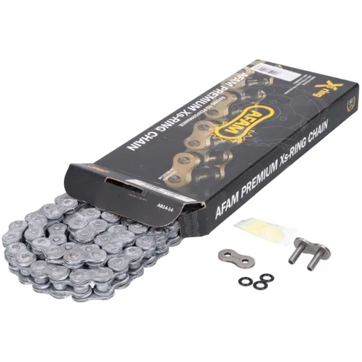 Kette AFAM XS-Ring verstärkt schwarz - 520 XMR3 x 110 AFA520XMR3-110L Kette AFAM XS-Ring verstärkt schwarz - 520 XMR3 x 110 AFA520XMR3-110L