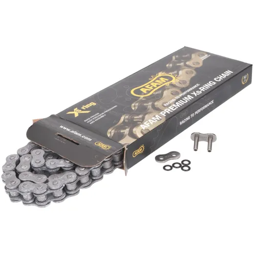 Kette AFAM XS-Ring verstärkt schwarz - 525 XMR3 x 108 AFA525XMR3-108 Kette AFAM XS-Ring verstärkt schwarz - 525 XMR3 x 108 AFA525XMR3-108