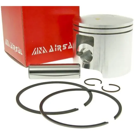 piston kit Airsal racing 76.6cc 50mm for Derbi Senda GPR, Gilera GSM SMT RCR Zulu EBE, EBS AS-ET16455