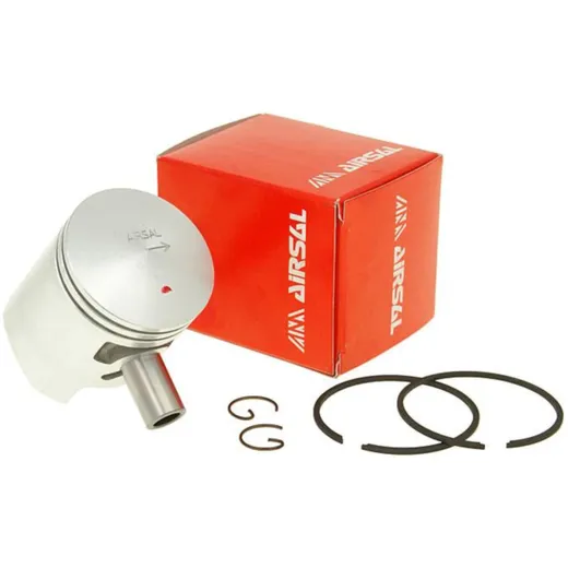 piston kit Airsal sport 65.4cc 44mm for Puch Automatic, X30 with short cooling fins AS-ET24804