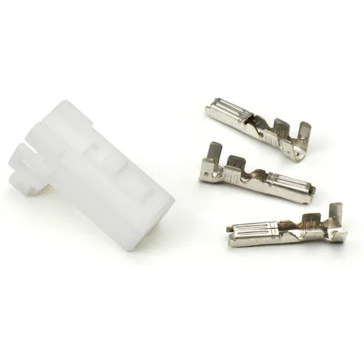 Stecker für Kabelbaum BGM PRO, Typ Serie 070 AM, 2 Steckkontakte Buchse für Vespa, Piaggio, Gilera BGM0702FPL