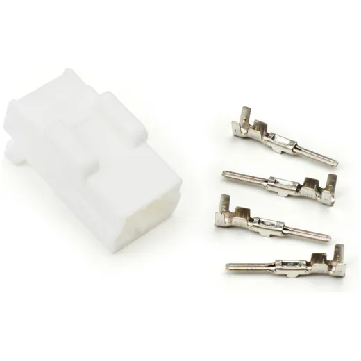 Stecker für Kabelbaum BGM PRO, Typ Serie 070 AM, 3 Steckkontakte Stecker für Vespa, Piaggio, Gilera BGM0703MPL