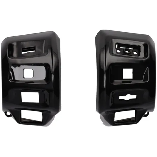Light and blinker switch housing set DMP black glossy for Vespa GTS 125-300 2022- BGM42636