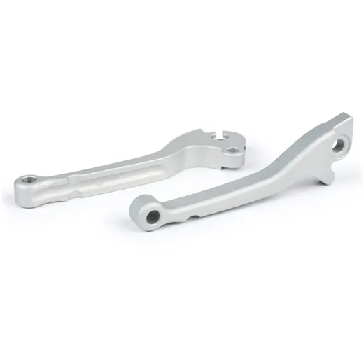 Bremshebel + Kupplungshebel Set BGM PRO CNC, silbern matt, ABE für Vespa PX (Bj. 2004-) HENG TONG Scheibenbremse BGM4541SKT Bremshebel + Kupplungshebel Set BGM PRO CNC, silbern matt, ABE für Vespa PX (Bj. 2004-) HENG TONG Scheibenbremse BGM4541SKT