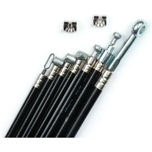 Cable set BGM PRO Silk Liner black for Vespa PX old (-1984) BGM6422SL