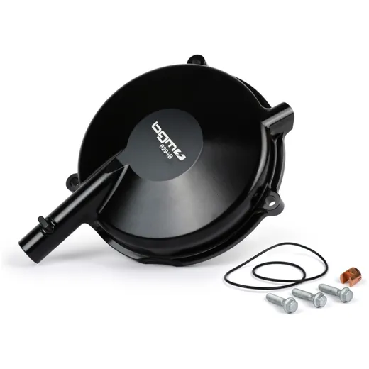 Kupplungsdeckel BGM Pro Superstrong CNC schwarz für Vespa Largeframe (1962-2016) PX, T5 125ccm, Cosa, Rally, Sprint BGM8294B