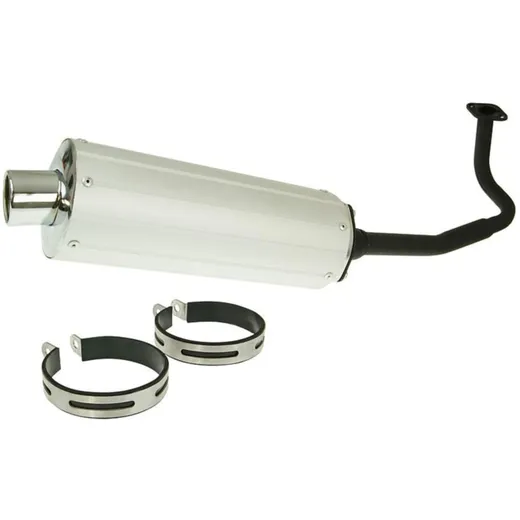 Schalldämpfer Auspuff Aluminium für GY6 50ccm BT15526 Schalldämpfer Auspuff Aluminium für GY6 50ccm BT15526