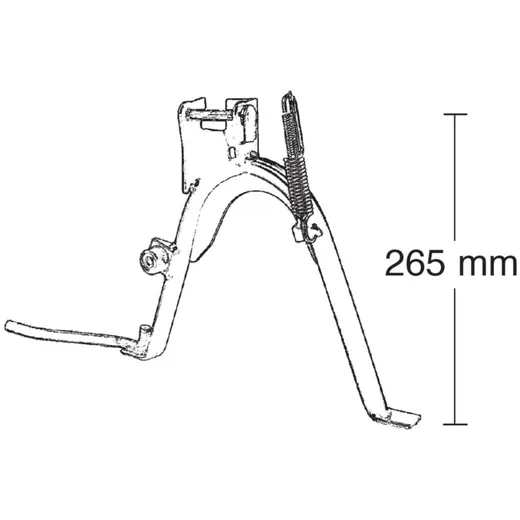 Hauptständer Buzzetti für MBK Flipper, Yamaha Why, Beta Quad_1