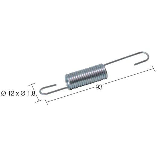 Feder für Seitenständer Buzzetti 93mm BZA30283_1