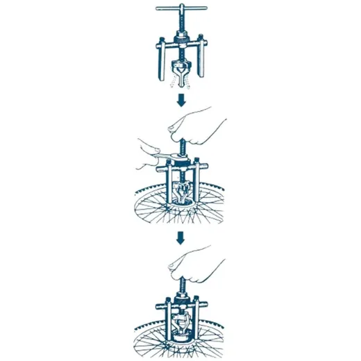 Lagerabzieher/ Lagerauszieher Buzzetti 3-Arm für Kugellager _1