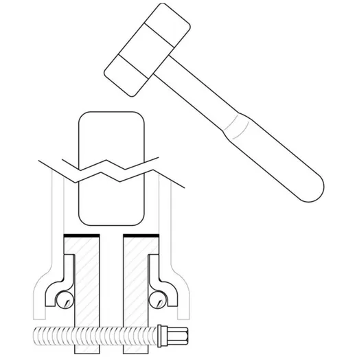 steering stem bearing removal tool Buzzetti 30-68mm BZT30593_2