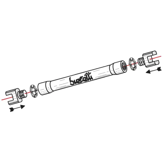 spoke wrench / spanner socket Buzzetti 6.4mm BZT30668_1