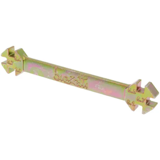 spoke wrench / spanner Buzzetti 6-in-1 5.65-5.75-6.0-6.35-6.65-6.85mm BZT30677