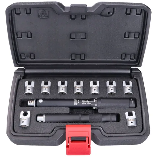 spoke torque wrench kit Buzzetti with 8 heads BZT30678 spoke torque wrench kit Buzzetti with 8 heads BZT30678