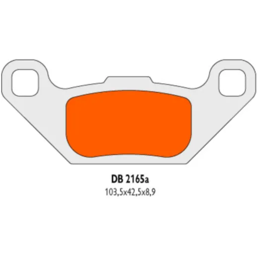Bremsbeläge Delta Braking Sinter DB2165OR-N DB2165QDN_1