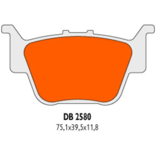 Bremsbeläge Delta Braking Sinter DB2580QDN DB2580QDN_1