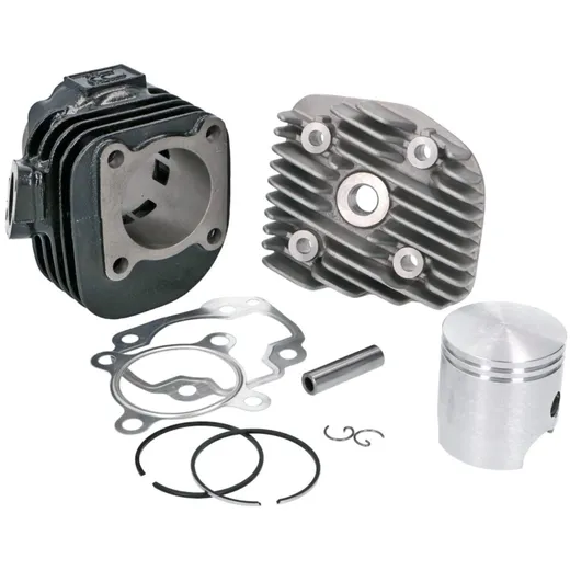 cylinder kit DR Evolution 70cc 47mm 10mm piston pin for Minarelli horizontal AC DR-KT00087 cylinder kit DR Evolution 70cc 47mm 10mm piston pin for Minarelli horizontal AC DR-KT00087