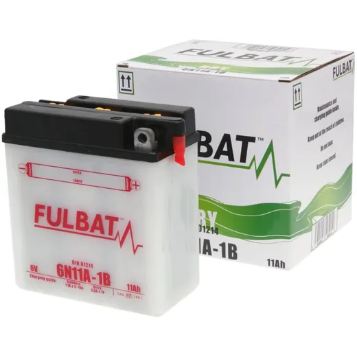 battery Fulbat 6V 6N11A-1B DRY without acid pack FB550501