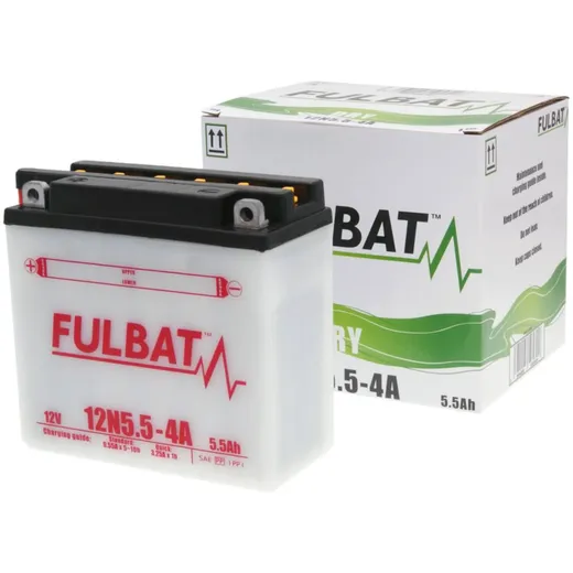 Akku Batterie Fulbat 12N5,5-4A DRY ohne Säurepack FB550530 Akku Batterie Fulbat 12N5,5-4A DRY ohne Säurepack FB550530
