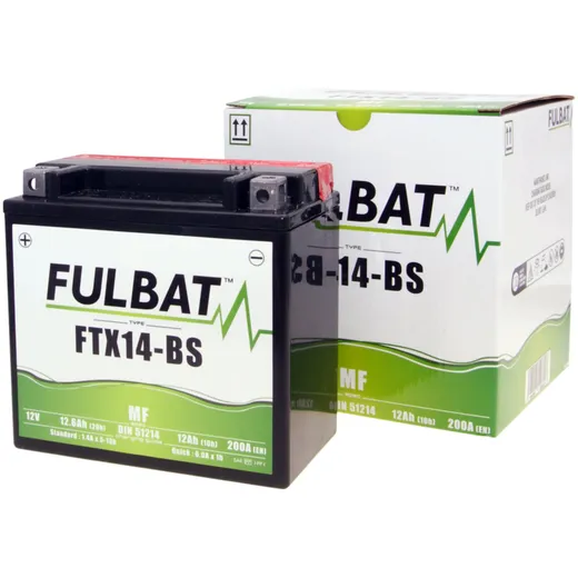 battery Fulbat FTX14-BS MF maintenance free FB550604 battery Fulbat FTX14-BS MF maintenance free FB550604