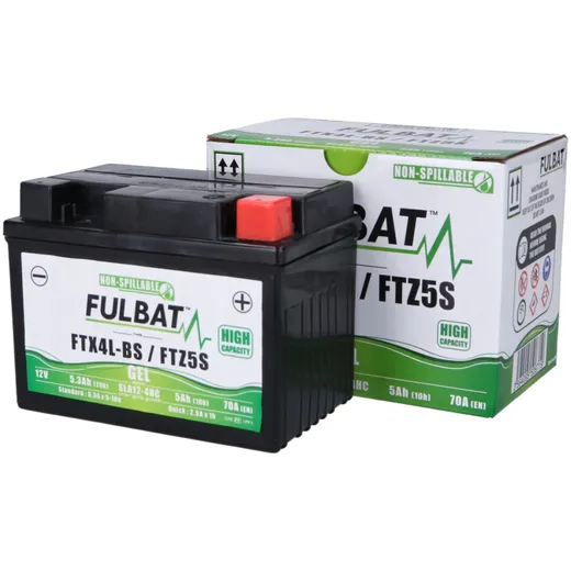 battery Fulbat High Power 5AH GEL +25% FTX4L-BS / FTZ5S SLA FB550671