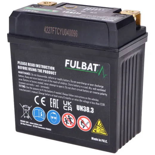 Batterie Fulbat FLTK01 Lithium LiFePO4 12V 2Ah 140A FB560501_2