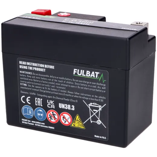 Batterie Fulbat FLTX4L/5L/7L - FLTZ5S/6S/7S Lithium LiFePO4 _2