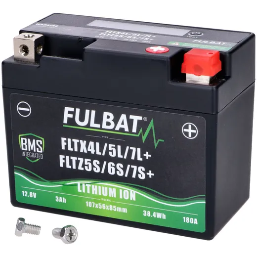 Akku Batterie Fulbat FLTX4L/5L/7L+ - FLTZ5S/6S/7S+ Lithium LiFePO4 12V 3Ah 180A FB560636