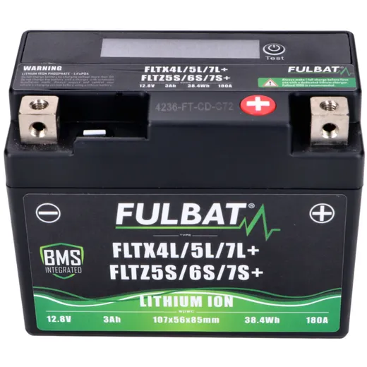 Batterie Fulbat FLTX4L/5L/7L+ - FLTZ5S/6S/7S+ Lithium LiFePO_3