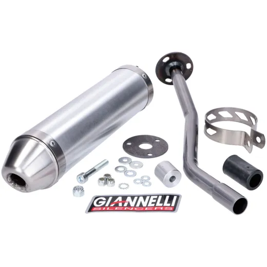 muffler Giannelli aluminum for Derbi Senda R 50 99-09, DRD Edition 50 SM 03-07 GI-34609HF muffler Giannelli aluminum for Derbi Senda R 50 99-09, DRD Edition 50 SM 03-07 GI-34609HF