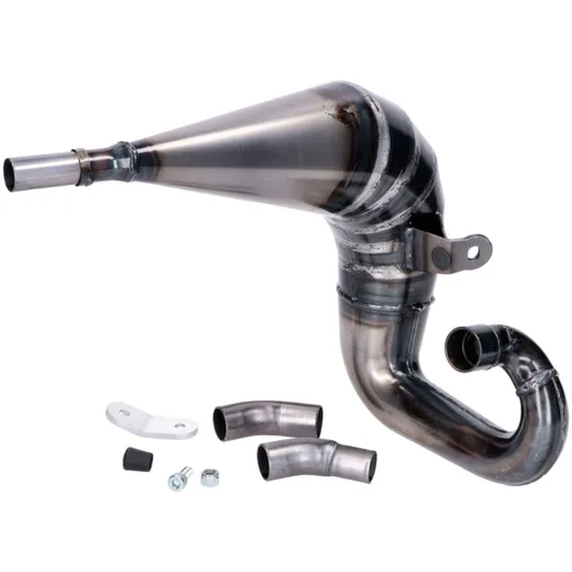 exhaust Giannelli Enduro for Yamaha DT 50 R 2004, MBK X Limit 50 2004, Malaguti XMT, XMS GI-34624HF exhaust Giannelli Enduro for Yamaha DT 50 R 2004, MBK X Limit 50 2004, Malaguti XMT, XMS GI-34624HF