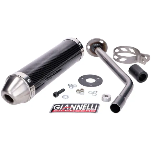 muffler Giannelli carbon for Beta RR Enduro Motard 50 18-20 GI-34702HF muffler Giannelli carbon for Beta RR Enduro Motard 50 18-20 GI-34702HF