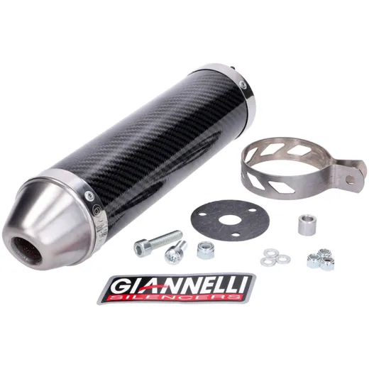 muffler Giannelli carbon for Aprilia RS 50 99-06, Tuono 50 03-06 GI-43651HF muffler Giannelli carbon for Aprilia RS 50 99-06, Tuono 50 03-06 GI-43651HF