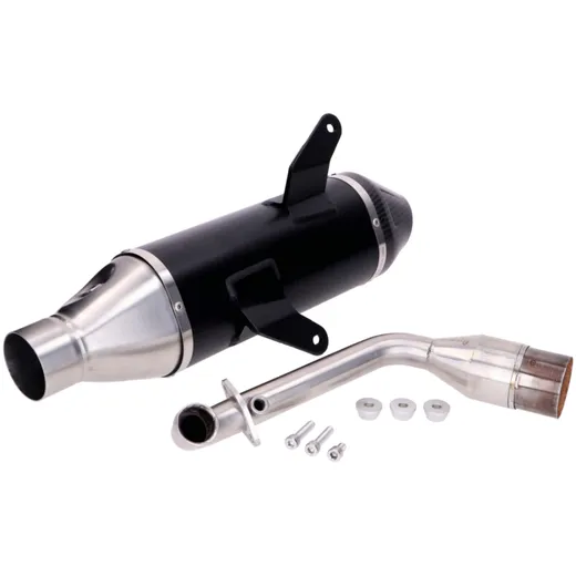 Auspuff Arrow Urban mit Katalysator schwarz für Vespa GTS 31_1