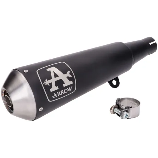 Auspuffanlage Arrow Pro-Race Edelstahl schwarz für Brixton BX, Felsberg 125XC, Sunray Euro4 2019- GI-71899PRN