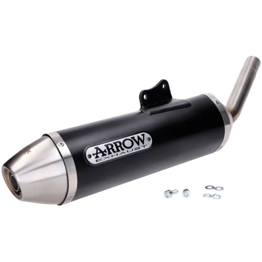 exhaust system Arrow aluminum black for KSR Moto TW 125 SM 4T Euro4 2017- GI-72529AON exhaust system Arrow aluminum black for KSR Moto TW 125 SM 4T Euro4 2017- GI-72529AON