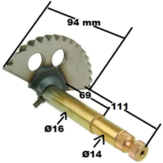 Kickstarterwelle für GY6 125, 150ccm 152QMI / 157QMI Motor G_1