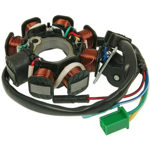 Ankerplatte Lichtmaschine Stator 8 Spulen für GY6 125, 150ccm GY15040