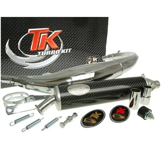 exhaust Turbo Kit Road RQ chrome for Yamaha TZR 50 all models H10022-Q