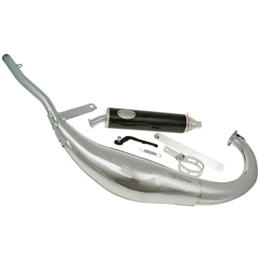exhaust Turbo Kit Bajo RQ chrome for Beta RK6 50 (Beta engine) H10036-Q